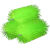 锦鲤鱼池泳池水循环过滤毛刷材料绿色毛丝不锈钢芯消音直径12CM 绿色长30cm【50支】