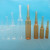 玻璃安瓿瓶曲颈易折安剖异形针剂瓶透明/棕色100个 棕色1ml 1-2