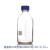 悦成实验室 蓝盖瓶 透明棕色丝口瓶 大口蓝盖试剂瓶  玻璃方瓶 蓝盖试剂瓶 1000ml【透明】