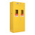 洛港 黄色双瓶二代报警防爆气瓶柜安全柜实验室氧气乙炔氢气钢瓶柜储存柜带报警自动抽风