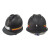 安全帽 黑色 带灯 单位:顶 起订量1顶 货期120天
