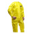 雷克兰/Lakeland ChemMAX4凯麦斯4 标准带帽连体防化服 XL码 黄色 1件装 CT4SY428 企业定制