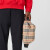博柏利（BURBERRY）奢侈品 男士典藏米色中号Vintage格纹棉腰包 80104301