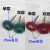 百洁布磨头抛光轮迷你刷尼龙磨头带柄纤维拉丝轮打磨头电磨3mm柄 3*25灰双层1200目（10个）