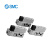SMC VQ5000 系列 底板配管型 插入式/插头引线式:单体单元 插入式 VQ5201-5W1