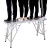 马凳折叠升降加厚脚手架加高刮腻子室内装修工程梯子平台 加强加厚加固防滑面160*40加高1.95