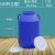 塑料桶桶密封桶酿酒精桶发酵桶级料酵素桶大号储水桶家用储水 蓝色100升立式圆桶 装水200斤