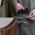 【精选好货】 2022款女男厨房防水油定制logo印字可爱日式背带韩版 黑色-防水 涤纶款