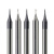 卡博斯 数控立铣刀60度微小径钨钢合金铣刀平刀0.3 0.4 0.5 0.6 0.7mm铝用钢用 Φ0.7*4D*50L*2T 铝用 55°