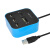酷比客 USB2.0 3口集线器/带读卡器/蓝色LCHC01BU
