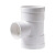 联塑（LESSO）90°异径三通PVC-U排水配件白色 dn200×110