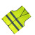 Raxwell(瑞克维尔) XRRK-03031   反光背心 双杠魔术贴款 荧光黄 均码 单位：件
