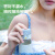 象普（SHINPUR）日本玻璃杯茶水分离便携办公水杯耐热防烫杯子男泡茶杯女士咖啡杯 樱花紫-400ML