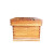 众略标准木中蜂箱蜜蜂浸蜡煮蜡蜂箱平箱蜂巢养蜂工具全套蜂箱成品全套 板+纱盖