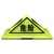 油罐车三角品危险灯强磁三角车顶灯三角品标志牌危险警示灯荧光灯 大号带编码