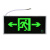 国泰兴达 安全出口指示灯 消防应急指示牌LED安全出口方向指示牌【单面双向】