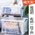 透明塑料整理箱特大号大力士直角衣服储物箱 6030(6214) 45升 禧天龙收纳箱