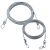俱威 晾衣绳包塑钢丝绳（可定制裁剪）承载力强 6mm透明定制（室外配件） 拍几件发几米长