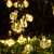倍绿 太阳能灯串户外庭院灯球形灯带led防水别墅花园满天星七彩景观装 50灯 7米 气泡 暖白 八功能