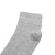 SKECHERS斯凯奇袜子男女袜时尚短袜3双装 L122U075/01S2 白/黑/灰 S/22-24