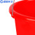 蓝鲸环卫  12.5L有盖款 塑料手提水桶红色大小水桶带盖子耐摔 LJHW-9081