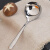 吉睿 304不锈钢勺子 韩式餐具水滴型汤匙分餐勺小汤勺 JR3267