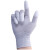 无尘透气防护碳纤维涂指手套耐磨防滑工作手套劳保涂胶手套 5双/包(白色PU涂指 M