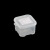 庄太太 酒店餐馆留样盒学校塑料保鲜包装盒【1格250ml+10张标签】ZTT0618