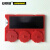 安赛瑞 13371 货架物料计数磁性卡套（10个装）3位计数 55×75mm 红色 软磁款 仓库货架软磁标签牌