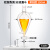 厚料双层梨形分液漏斗夹套梨型分液漏斗球形漏斗玻璃四氟活塞6012525050010002000300 四氟活塞250ml-带刻度