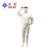 烘焙工作服套装水产车间工作服洁净服卫生车间工人防油防水工作服 白色长袖 4XL-190