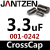 丹麦Jantzen 400V Cross发烧级分频器耦合电容音频0.33uF~330uF 0 3.3uF/400V/一只