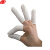 谋福CNMF165手指套 防滑手指套 点钞手指套 工作橡胶手指套 【乳白色-均码(500g约900只】