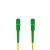 蓝邮 光纤跳线 单模收发器尾纤 光纤到户工程光缆延长跳线 SC/APC-SC/APC-10M