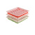 庄太太【16格绿白色100套】一次性饺子盒打包外卖带盖餐盒ZTT-9293B