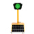 俱威 太阳能移动式交通灯红绿灯交通信号led太阳能信号灯（一个价）300型四面单头可升降 AF1267G
