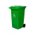 宅米兔 户外垃圾桶 分类带盖垃圾桶 商用厨房塑胶环卫大垃圾桶 新料100升挂车 红色 可定制 单位：个