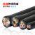 珠江电缆 电力电缆ZC-RVV-300/500-4*6平方铜芯国标多芯多股软线100米/卷 黑色