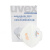 UVEX8733210Silv-Air折叠式防尘口罩FFP2头带式带阀劳保口罩1个企业专享请以15的倍数下单HJ