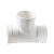 联塑（LESSO）90°顺水三通(等径三通)PVC-U排水配件白色 dn32