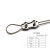 安达通 钢丝绳夹头 304不锈钢钢丝绳锁扣卡头装饰夹头锁头卡扣 单夹M10(5个) 