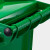 冰禹 BYyc-315 加厚大号户外垃圾桶 酒店环卫物业塑料分类垃圾桶 绿色100L带轮