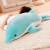怡乐熊海豚公仔毛绒玩具鲸鱼抱枕女生睡觉玩偶大号布娃娃男女生日礼物 蓝色海豚 70厘米