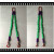 吊装带起重吊带吊钩勾吊具吊绳吊装器工业行车组合2/4叉腿索具 3吨1.5米2腿