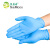塞莫诗 SI&MOOS 一次性丁腈手套防水卫生清洁工业科研实验牙科检查手套  NM904BL耐磨型100只蓝色 中号M