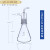 适用于厚壁缓冲瓶 真空泵使用缓冲液体截流瓶 高硼硅玻璃真空过滤瓶 250ml2F500ml2F100 缓冲瓶250ml/34#