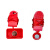 悦奇达适用于家用电动跑步机安全磁扣开关方形安全钥匙磁性急停锁扣 小号圆(红)