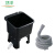 卫洋WYS-1221 塑料拖把池 豪华款黑色小号+1米出水管 卫生间阳台墩布池清洗池水池水槽