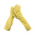 好工邦 乳胶橡胶防水手套 加厚耐用耐磨清洁工业手套 单位：双 38cm黄色L码