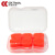 成楷科技（CK-Tech）CKE-2056 硅胶泥耳塞游泳 防水防噪音 降噪耳塞 橘色 1盒(6枚装)